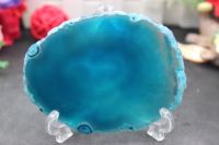 20211 PC natural agate slices pendants roller coaster sapphire quartz natural stone stone irregular blue crystal pendant jewelry as