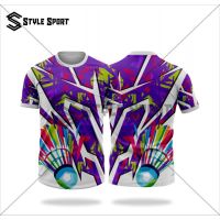 （Multiple sizes in stock）Mens Sportswear Badminton Shirts Newest Badminton ShirtsAdult and Childrens Sizes（Customizable, please contact customer service）