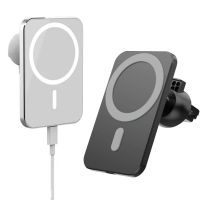 ✔✲  15W Qi Car Charger Type C Mobile Phone Magsafing Wireless Charger Car Mount Magnetic Holder For IPhone12 13 Pro Car Charging