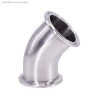 ♘❖ 19 25 32 38-108mm Pipe OD 1.5 2 2.5 3 3.5 4 Tri Clamp 45 Degree Elbow SUS304 Stainless Sanitary Fitting Connector Homebrew