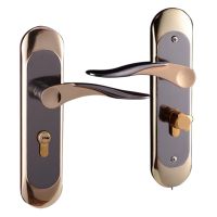 ☑ Modern Entracne Passage Door Handle Privacy Lock Lockset - Key Locking Minimalism Interior Door Lock Latch Bedroom Privacy Lever