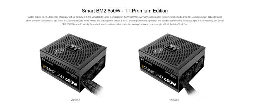 Smart BM2 650W - TT Premium Edition