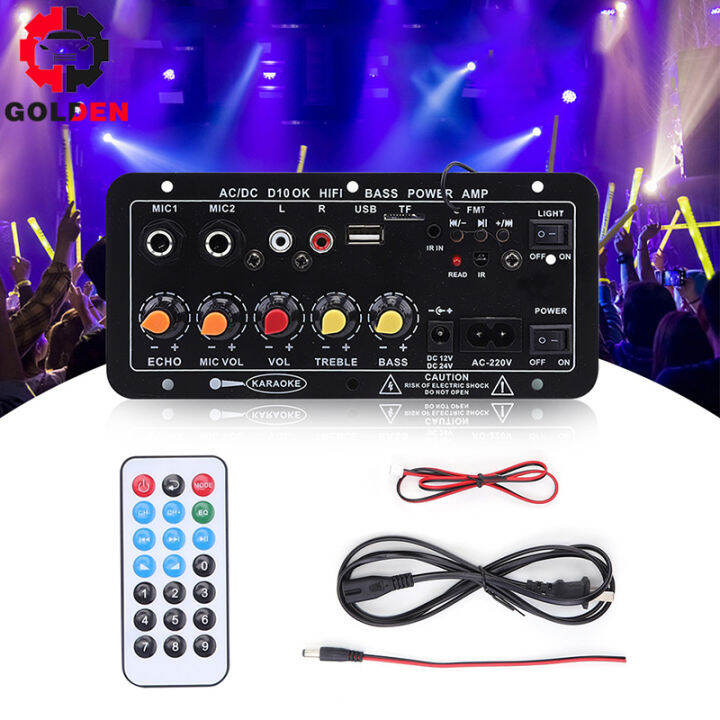 2.1 Amplifier Bluetooth 5.0 812 Inci Speaker AC 220V 12V 24V Kit Power