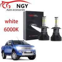 New ชุดหลอดไฟหน้า 6000K 80W 12V-24V สีขาว สําหรับ Ranger (T6) 2012-2015 2 ชิ้น