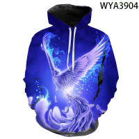 New Hoodies Men Women Children Phoenix Sweatshirts 3D Printed Pullover Streetwear Casual Long Sleeve Boy Girl Kids Fashion Jackettrend