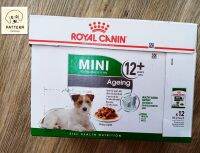 Royal Canin Mini Ageing 12+(Pouch) อาหารชนิดเปียกสำหรับสุนัขสูงวัยพันธุ์เล็กอายุ 12 ปีขึ้นไป ขนาด 1 กล่อง (12 x 85 g.) วันหมดอายุ 14-12-2024