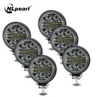 【CW】NLpearl 12V 24V 102W LED Light BarWork Light Spot Flood For Truck Boat A Jeep Tractor OffRoad 4x4 Barra led Headlight 4inch