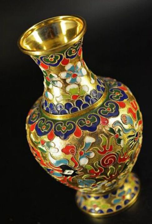 มังกรเคลือบ-cloisonneทองแดงจีนและดอกไม้ฟีนิกซ์แจกันที่สวยงาม-heyuan-ในอนาคต