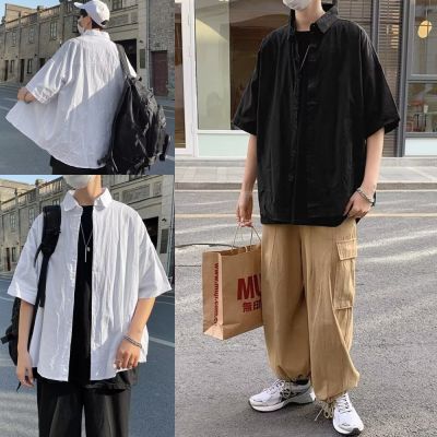 สินค้ามาใหม่ 📍GMAC1📍 เสื้อเชิ้ตสำหรับผู้ชาย ผ้า Linen สไตล์เกาหลีมาแรง สไตล์เกาหลีแฟชั่นฤดูร้อน M-XXL