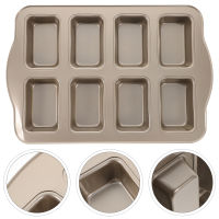 FOXNOVO Mini Loaf Pan Mini Loaf Baking Tin Steel Baking Baking Pan Bread Metal Pan พร้อมมัลติกริด