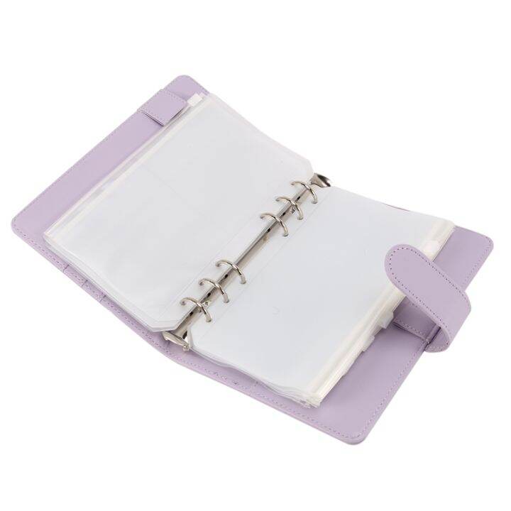 a6-binder-and-12-transparent-envelopes-system-budget-planning-notepad-binder-budget-money-envelope-cash-envelope