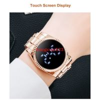 New in 2021 style steel band LED electronic watch