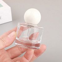 【YP】 30ml Transparent Glass Perfume Spray Bottle Makeup Sub-Bottling Sample for