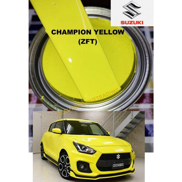 SUZUKI CHAMPION YELLOW/ZFT/CAT KERETA/CAT BANCUH/2K CAT/2K PAINT Lazada