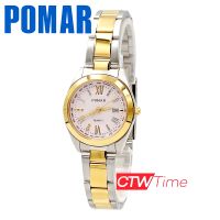 Pomar นาฬิกาข้อมือผู้หญิง สายสแตนเลส รุ่น PM63544AG13 (สองกษัตริย์ / หน้าปัดชมพู)