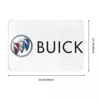 *Buick พรมเช็ดเท้า ผ้าสักหลาด ลายโลโก้ กันลื่น ดูดซับน้ํา แห้งเร็ว สําหรับห้องน้ํา ห้องนั่งเล่น โซฟา ห้องนอน พื้นห้องน้ํา 16x24 นิ้ว พร้อมส่ง