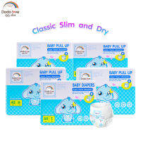 Classic Slim and Dry (แพ็คเดี่ยว) กางเกงผ้าอ้อม ผ้าอ้อมสำเร็จรูป  บางเบา ระบายอากาศได้ดี ไร้กังวลเรื่องผดผื่น ผ้าอ้อม Size S - XXL