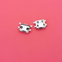 100Pcs Micro USB Jack Connector Type B 5Pin หญิง Tail Board 0.8มม. ประเภท Solder Socket Connectors ชาร์จซ็อกเก็ตสำหรับ PCB Board