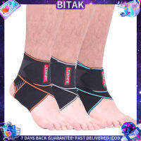 Bitak 1PCS ข้อเท้าสนับสนุนกีฬาป้องกันการลื่นข้อเท้ารั้งป้องกันยืดหยุ่น Guard