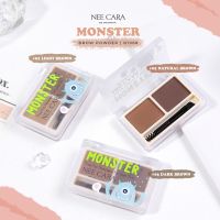 N1968 NEE CARA MONSTER BROW POWDER นีคารา มอนส์เตอร์ คิ้วฝุ่น 2 สี กันน้ำ กันเหงื่อ