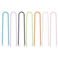 Phone Charm Strap Charm Chain Phone Case Strap Acrylic Wear-Resistant Solid Color Bag Accessories DIY Chain 120CM Long for Females Ladies Pouch Phone Case Purse practical