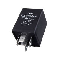 5 Pins 12V รถ LED อิเล็กทรอนิกส์ Flasher Relay EP27ไฟเลี้ยว LED ไฟกระพริบ Flasher รีเลย์รถอุปกรณ์เสริม