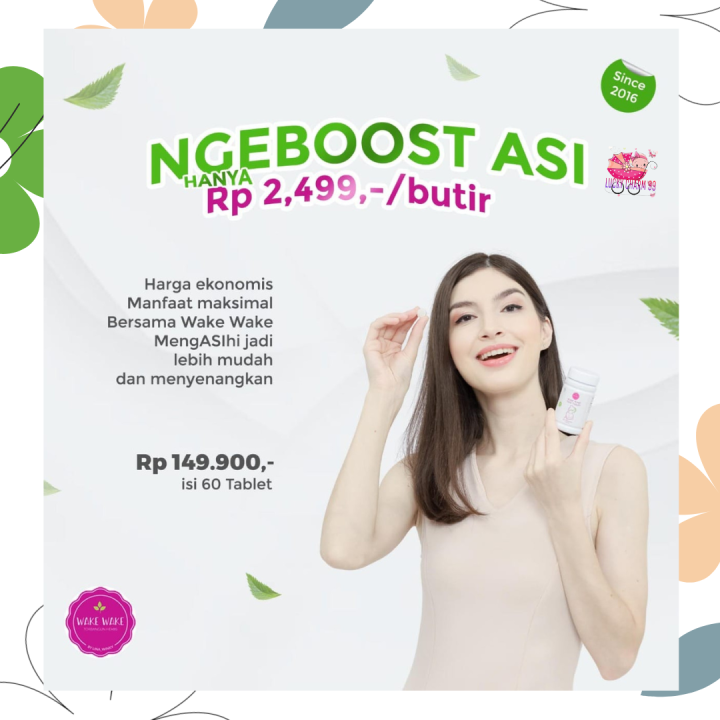 Asi Booster Torbangun Wake Wake Trio Booster Isi 60 Tablet Berbahan