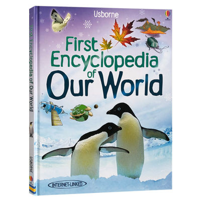 Encyclopedia of the natural world English original picture book first encyclopedia of our world English original popular science books for children geographical cognition enlightenment English picture book