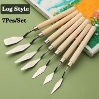 Art oil painting scraper stainless steel pick knife gouache paint pointed color spatula oil painting stick mini scraper Pens