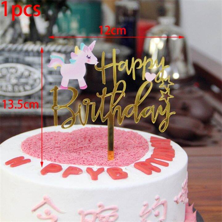 1pcs-acrylic-unicorn-cake-topper-cute-flamingo-happy-birthday-cake-topper-for-kids-birthday-unicorn-party-cake-decorations