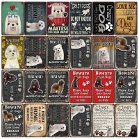 [ Kelly66 ] Pets Dogs Rules Life Is Better With A Maltese Briard Metal Sign Home Decor Bar Wall Art Painting 20x30 CM Size DG-46