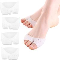 ✹◄ 2pcs Silicone Forefoot Pad Toe Sleeve Relief Feet Pain Protection Ballet High Heels Hallux Valgus Protector Gel foot Care Tool