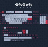 143 Keys Unown Keycaps KCA Profile PBT Dye Sublimation Mechanical Keyboard Keycap For MX Switch ISO Enter 87980