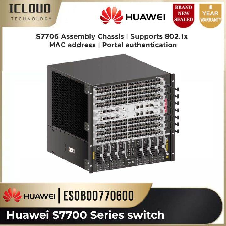 Huawei S7700 Series switch ES0B00770600 S7706 Assembly Chassis