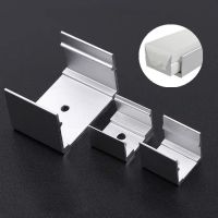 5-20pcs/lot Strip Light U-shape Mounting Buckle Aluminum Profile Fixing Clip For LED Neon Strip Lamp Base Holder Bracket Fitting