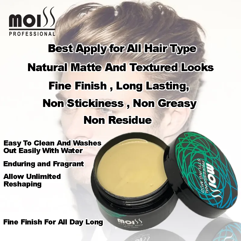 Moiss Professional Styling Clay 100g (Strong Hold) With Natural Matte Look Hair Clay Hair Mud Hair Wax | Lazada Moiss Professional Styling Clay 100g (Strong Hold) With Natural Matte Look Hair Clay Hair Mud Hair Wax | Lazada