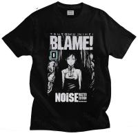 Anime Manga Blame Zuru T Shirt Men Short Sleeved 100 Cotton Streetwear T-shirt Sidonia Heavy Industries Tee Nihei Tsutomu Tops