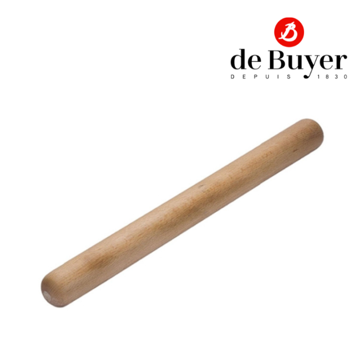 de-buyer-4840-01n-beech-rolling-pin-l50-cm-ไม้นวดแป้ง