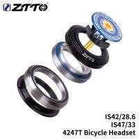 ZTTO 4247Tแบริ่งจักรยานชุดหูฟัง42Mm 47Mm 1 1/8 "-1 1/4" 1.25นิ้ว33Mmเรียวหลอดส้อมIS42 IS47แบบบูรณาการเชิงมุมติดต่อ