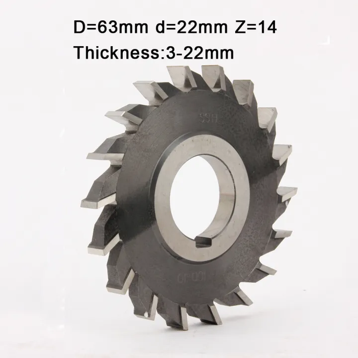 Livter Hss M2 Side And Face Milling Cutter Straight Teeth 63*3*4*5*6*7