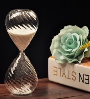 Glass Hourglass Sand Timer Clock Home Decor Birthday Gift Crafts Ornaments Twisted Valentines Day Gift Ampulheta Reloj De Arena