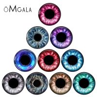 Eyes Dolls Eyeball Mixed 10pcs 8mm-40mm Round photo glass cabochon demo flat back Making findings