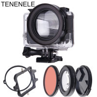 Hero7 Action Camera Filter 58Mm Red Filter With 16X Macro Set For GoPro Hero 5 6 7 Black Underwater Diving Filters Hero5