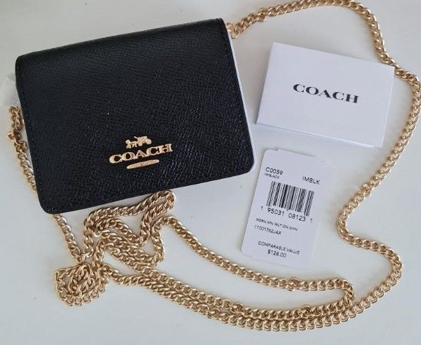 COACH Mini Wallet On A Chain
