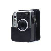 กระเป๋ากล้องสำหรับ Fujifilm Instax Mini EVO กรณีกล้องฟิล์มสำเร็จรูปหนัง PU อ่อนนุ่มกระเป๋าปลอกซิลิโคนพร้อม Tali Bahu