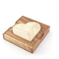 Powerplay  ของเล่นไม้ ตัวต่อไม้ รูปหัวใจ Broken Heart Puzzle