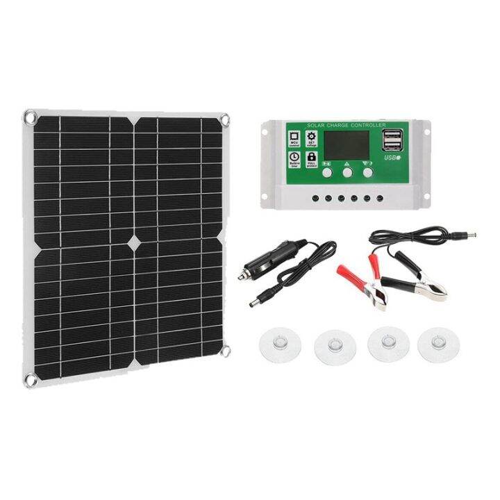 12w-solar-panel-kit-50a-12v-battery-charger-with-controller-caravan-boat