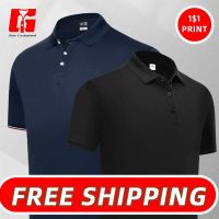 【HOT】ஐ┅▨ 023 Cheap Short-sleeved Polo Company Group Custom Shirt Cotton Men and