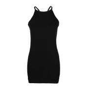 Mùa Hè váy nữ Sexy Skinny màu trơn Quần Áo Sling Không Tay Mini Váy Ngắn