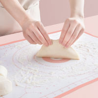 Thickened Silicone Kneading Pad Dough Rolling Mat Silicone Pastry Rolling Sheet Anti-slip Pastry Dough Pad Kitchen Accessory